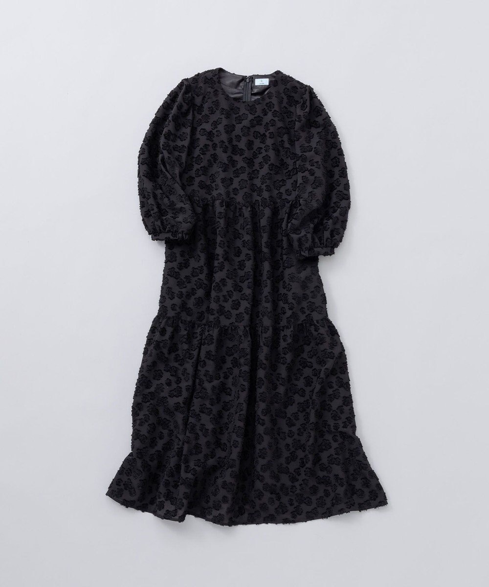 組曲 S カットジャカードティアードワンピース 