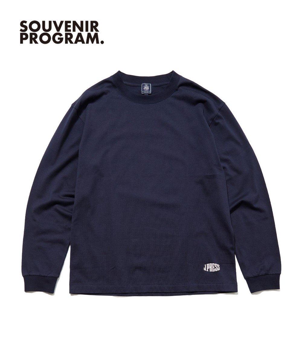 J.PRESS MEN 【J.PRESS ORIGINALS】【UNISEX】Cotton Jersey Small Logo Long Sleeve T-shirt 