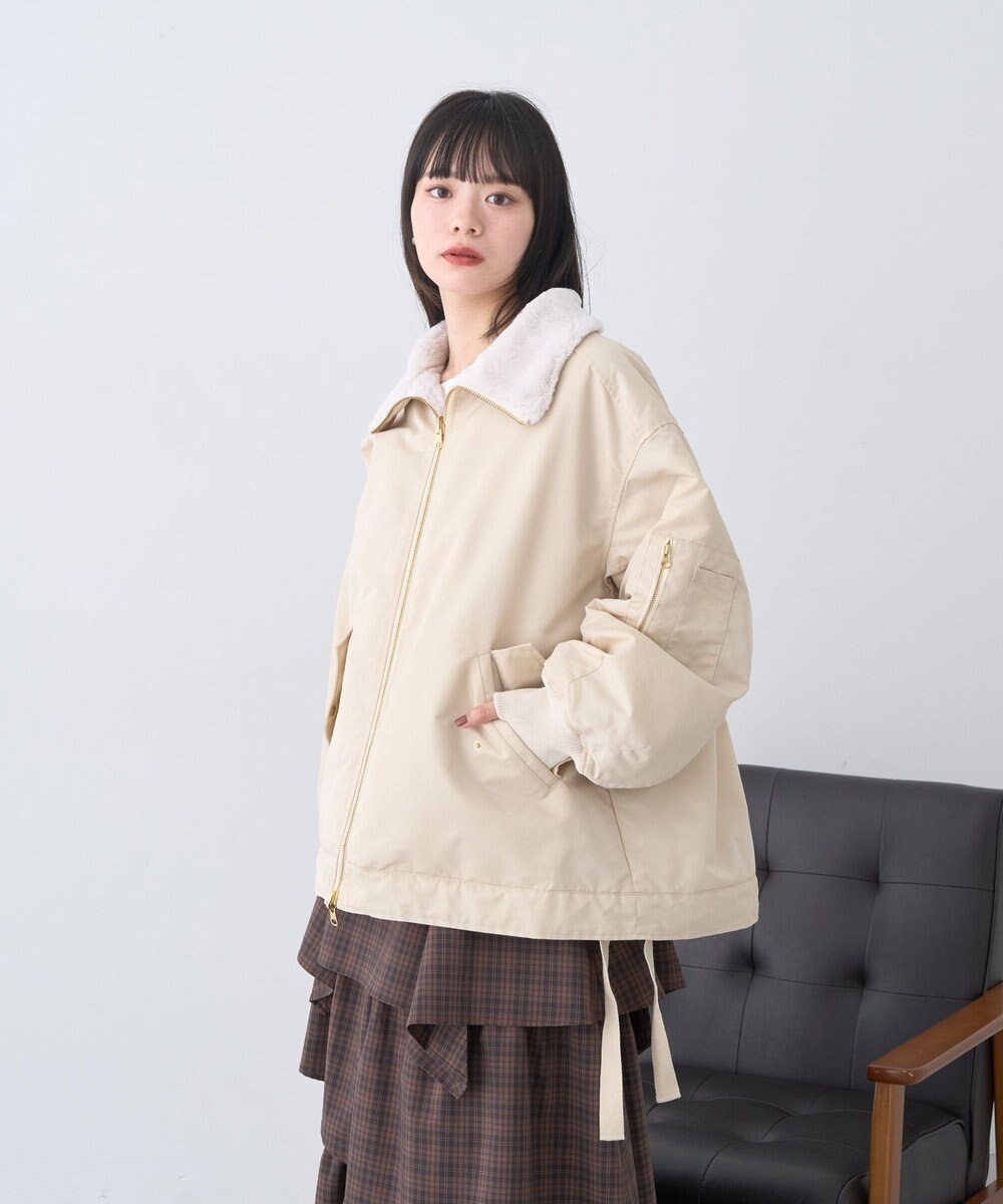 earth music&ecology リバーシブルMA-1 