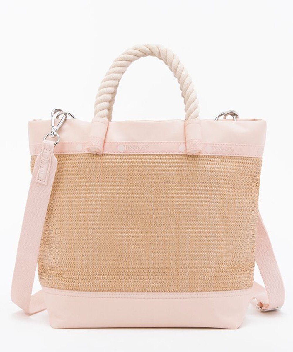 LeSportsac TOP HANDLE CROSSBODY/ピーチブラッシュラフィア 