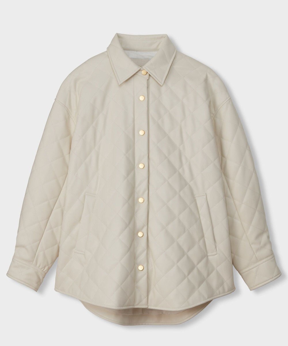 GRACE CONTINENTAL オーバーサイズキルトジャケット 