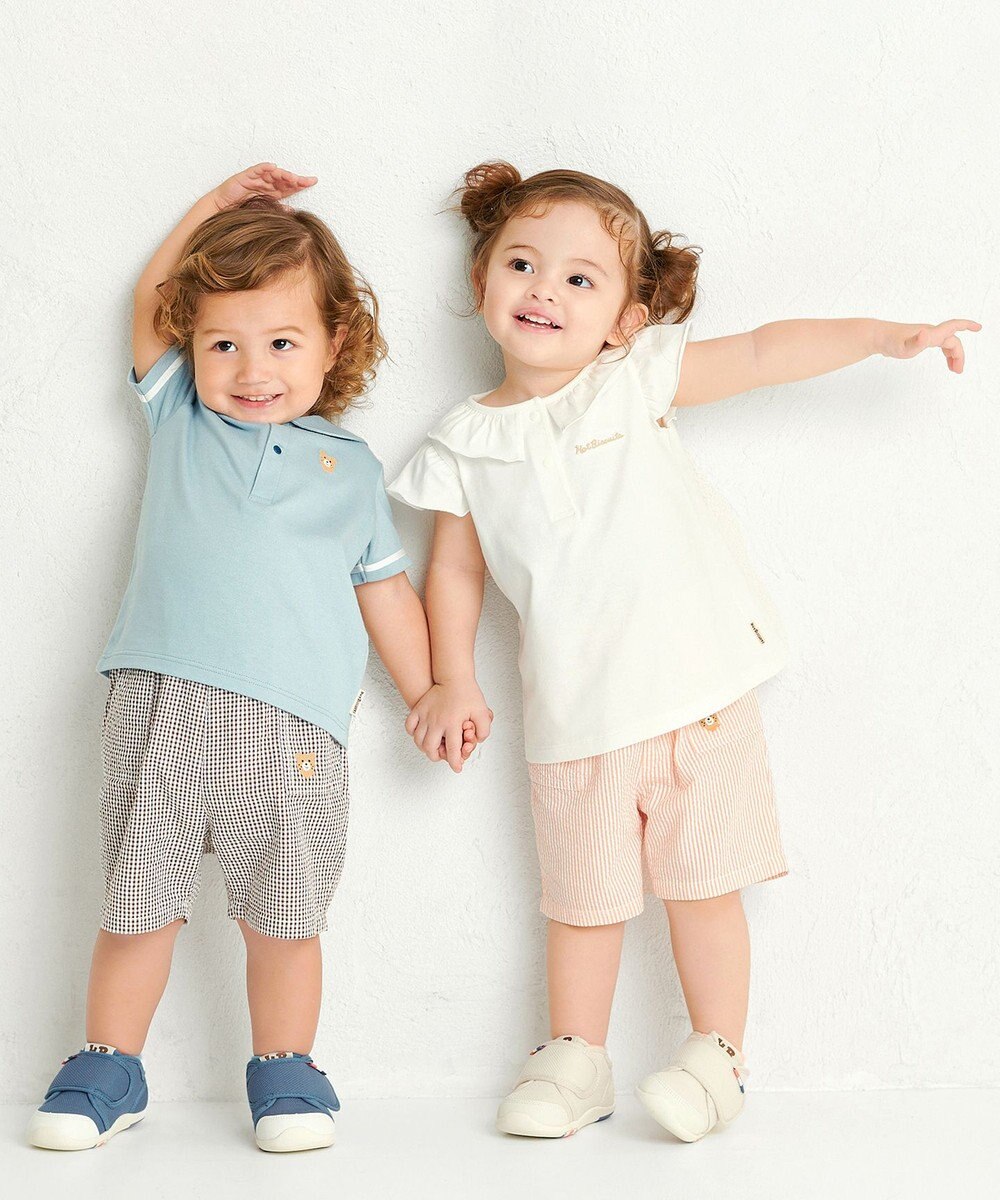 MIKI HOUSE HOT BISCUITS 半袖Tシャツ＆ハーフパンツギフトセット【BOX付き】 