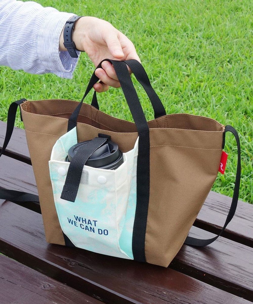 ROOTOTE 9634【ALLIANCE FOR THE BLUE × ROOTOTE】漁網ナイロン デリ2way-A 