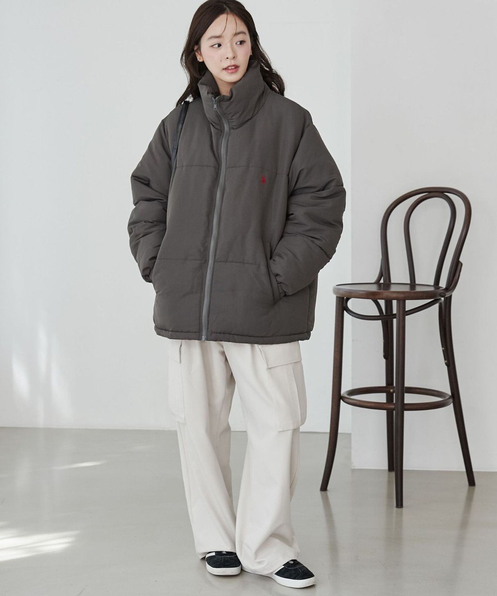 WEGO 【WEB限定/Sサイズ新登場/お気に入り登録者数5万人越えの大人気アイテム】U.S. POLO ASSN.別注パデッドジャケット 