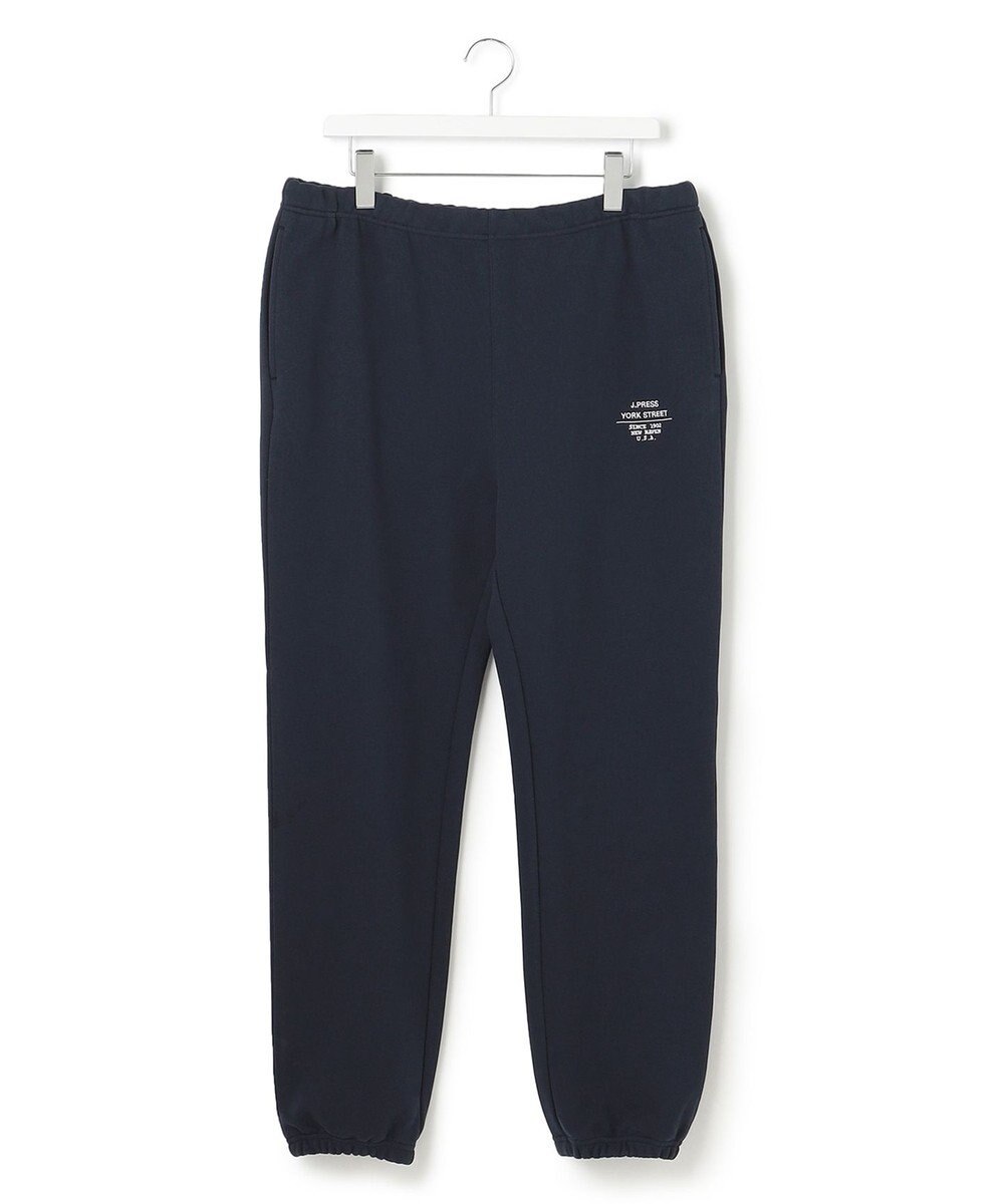 J.PRESS YORK STREET 【UNISEX】裏毛ロゴ刺繍スウェットパンツ 