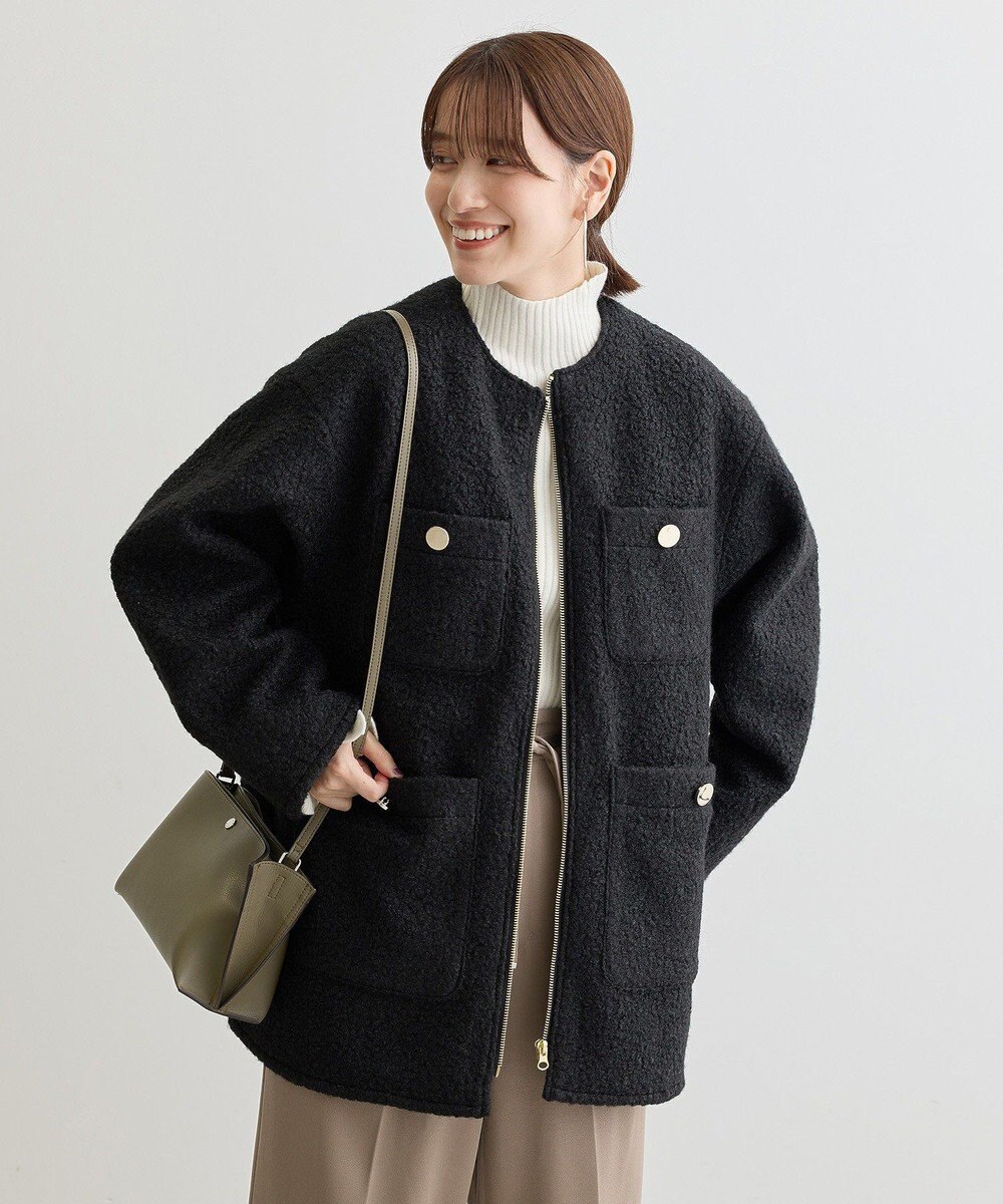 Green Parks ノーカラーＺＩＰジャコット 