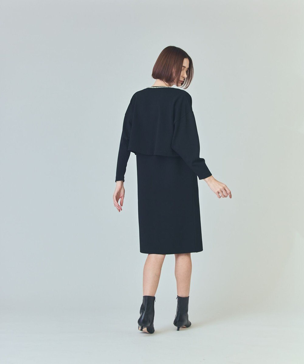 GRACE CONTINENTAL パールショートカーディガン 