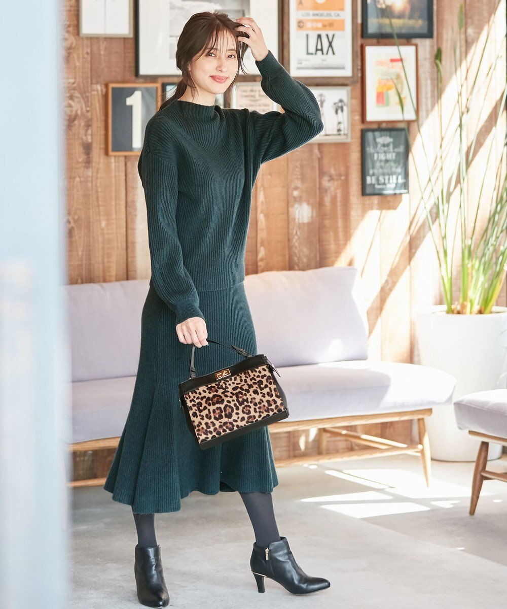 ANY SIS 【セットアップ対応】Puresleekマーメイドニット スカート 