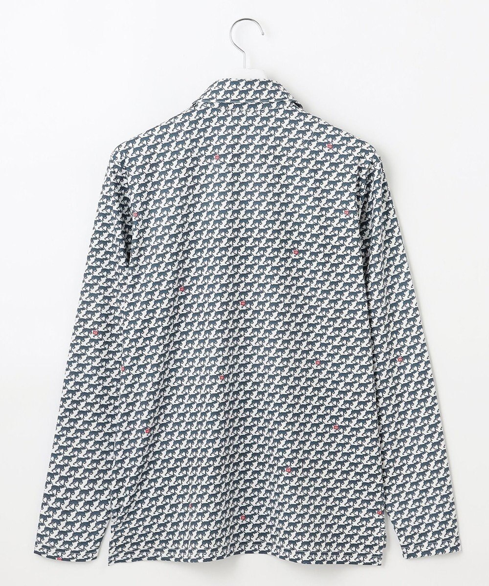 23区GOLF 【MEN】【吸水速乾/UVカット】ハウンドトゥース柄シャツ 