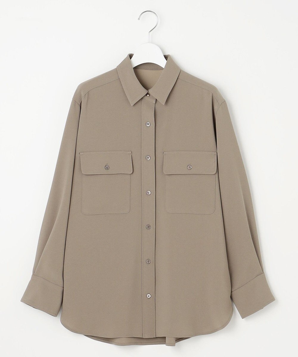 自由区 【洗える】ハイツイストシャツ ブラウス 