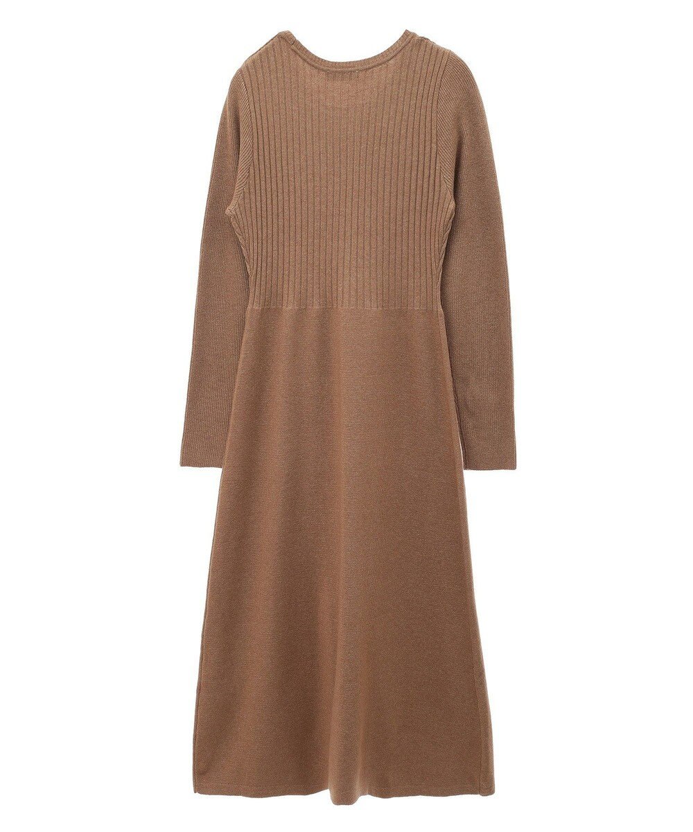 earth music&ecology ＳＥＴ２点ＺＩＰベスト＋ニットワンピース 