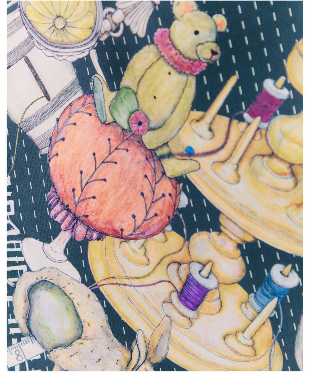 MOONBAT SWASH LONDON 大判シルクツイルスカーフ Trifle 68×68cm 日本製 