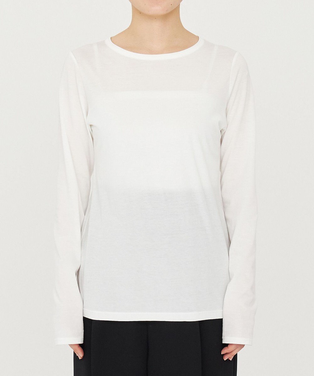 uncrave アルビニスタシフォン ボートネック カットソー（uncrave STANDARD） 