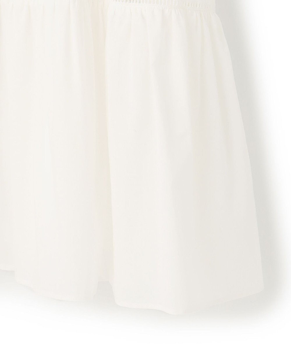 23区 【SLOW/洗える】コットンローン ティアードチュニック ブラウス 