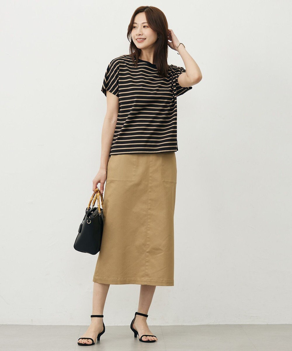 J.PRESS LADIES L 【WEB限定カラーあり・洗える】ULTIM天竺ボーダー カットソー 