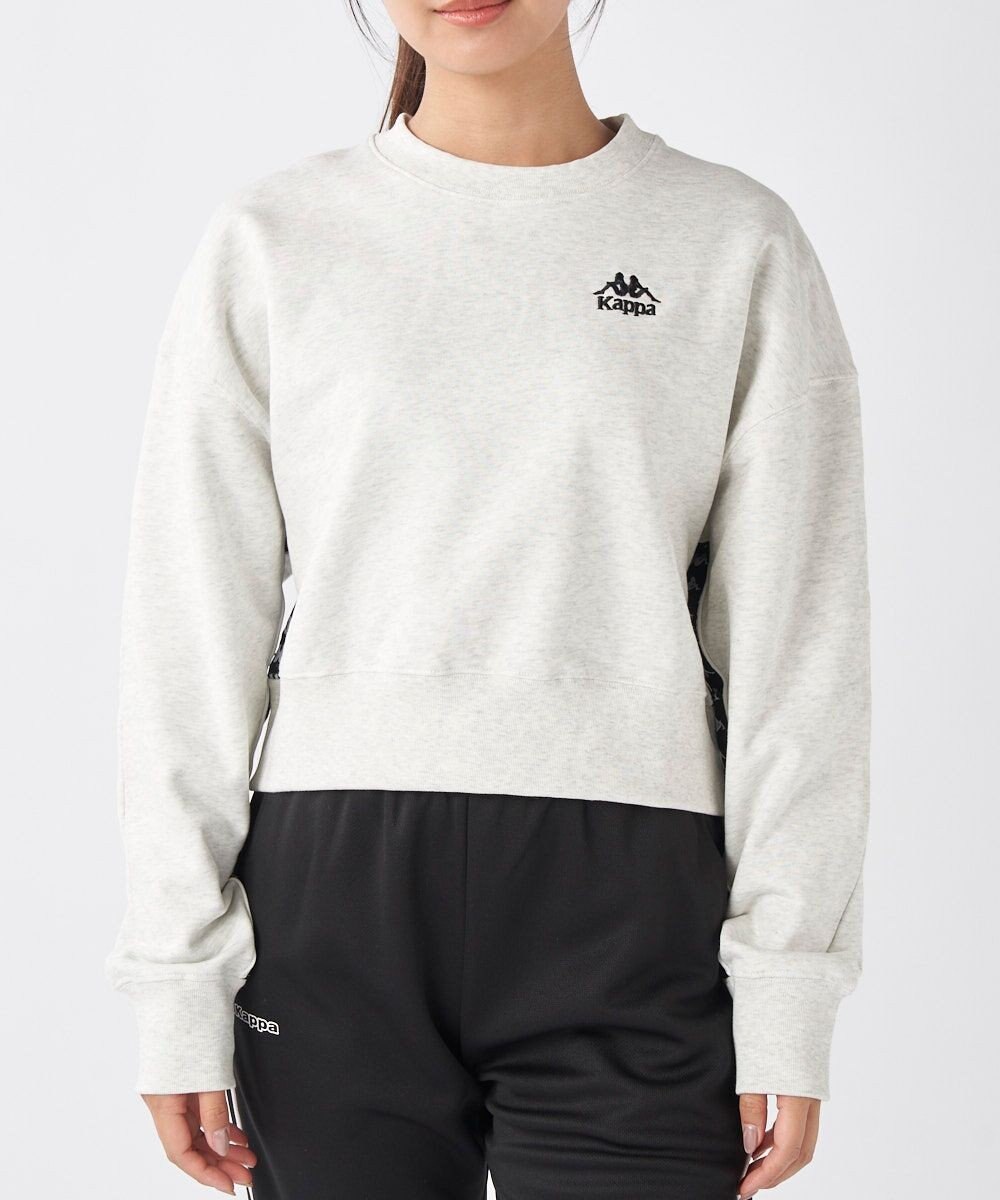 OP／FILA 【Kappa】ショート丈 ドロップショルダー 裏毛スウェット 