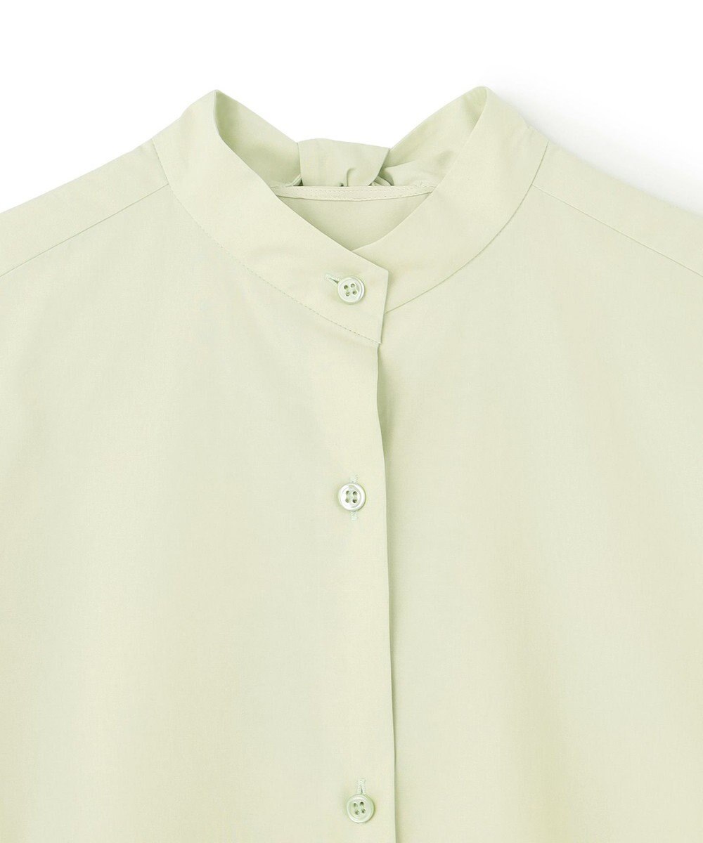 BEIGE， 【洗える】CLOVER / コットンバックボウタイブラウス 