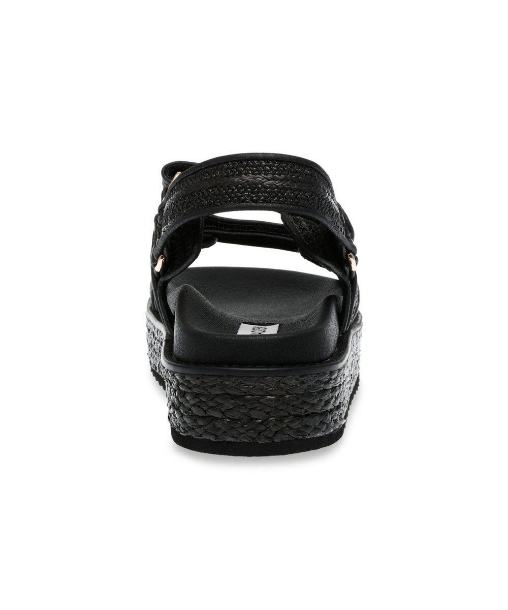 STEVE MADDEN BIGMONA ダブルベルトラフィアサンダル 