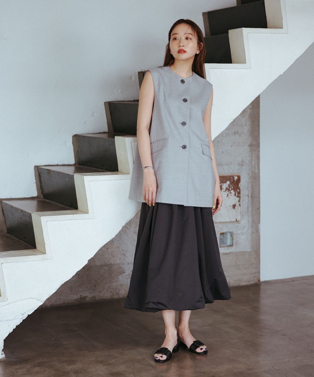 #Newans チュニックジレ 