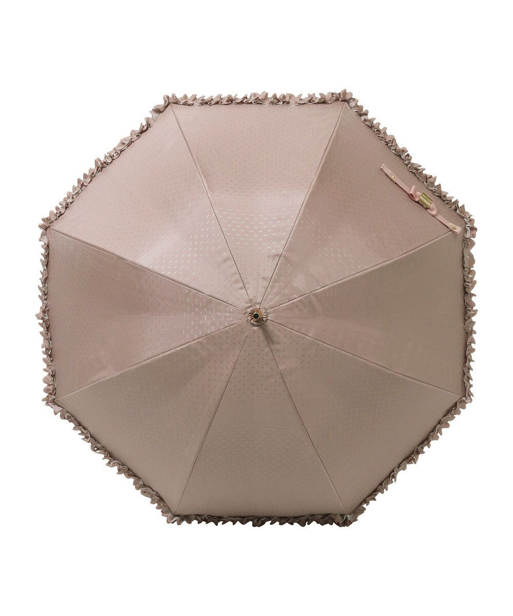 MOONBAT 【晴雨兼用日傘】LANVIN en Bleu (ランバン オン ブルー) 長傘 ドビーフリル 遮光 遮熱 UV 