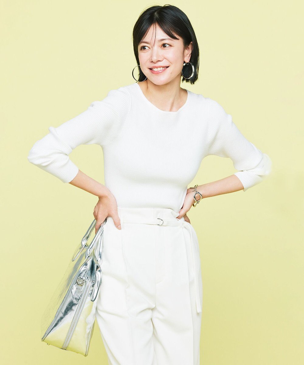 UNFILO イージーチノ ベルト付きパンツ 