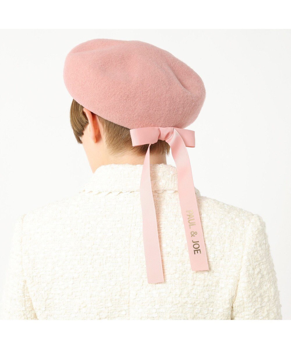 MOONBAT PAUL&JOE ACCESSOIRES (ポールアンドジョー アクセソワ) バックリボン ベレー帽 