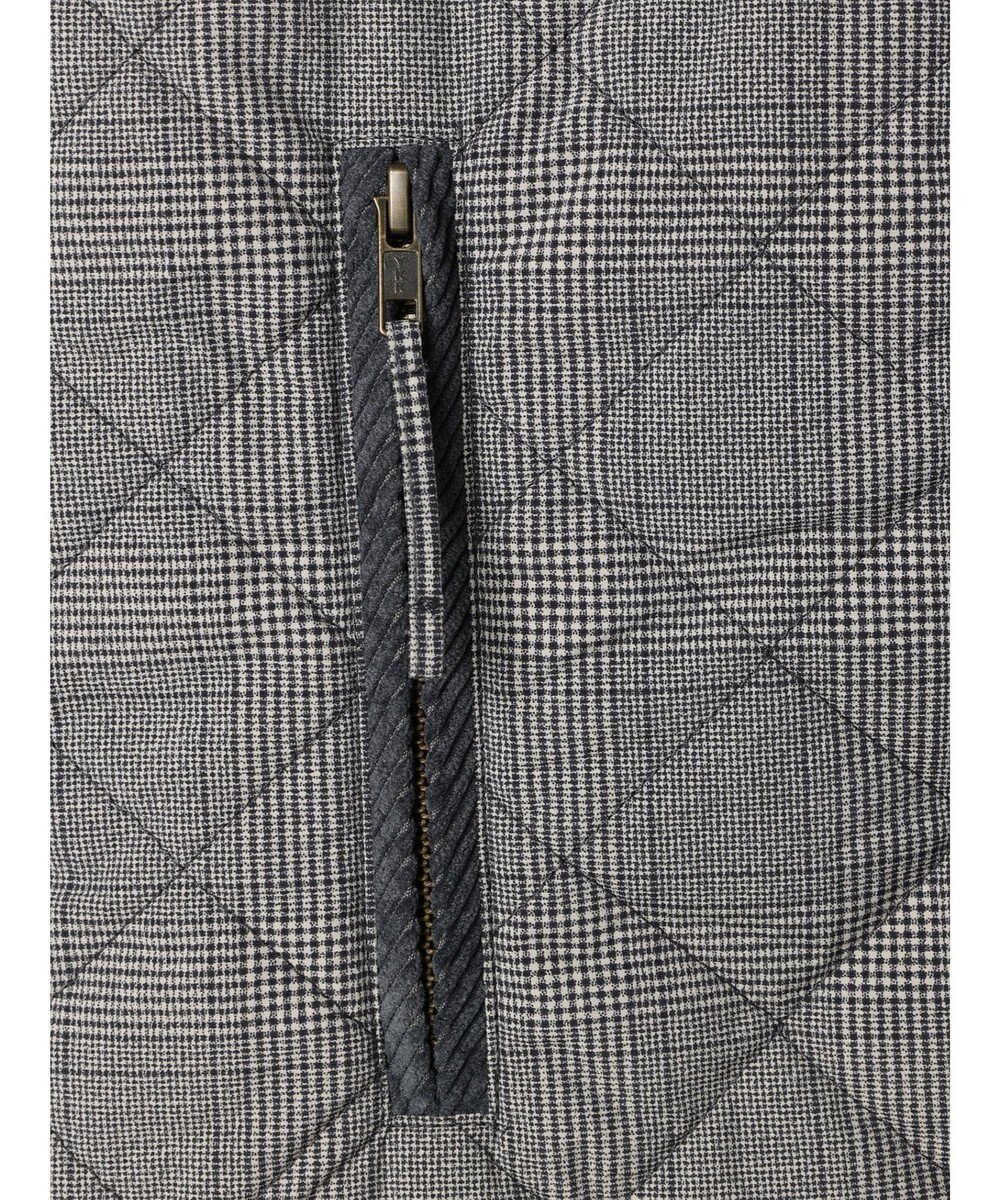 Green Parks キルティングノーカラーブルゾン 