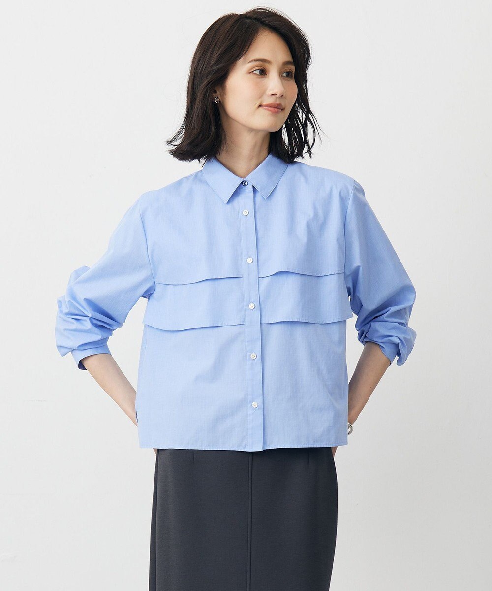 J.PRESS LADIES COTTON TEX ブラウス 