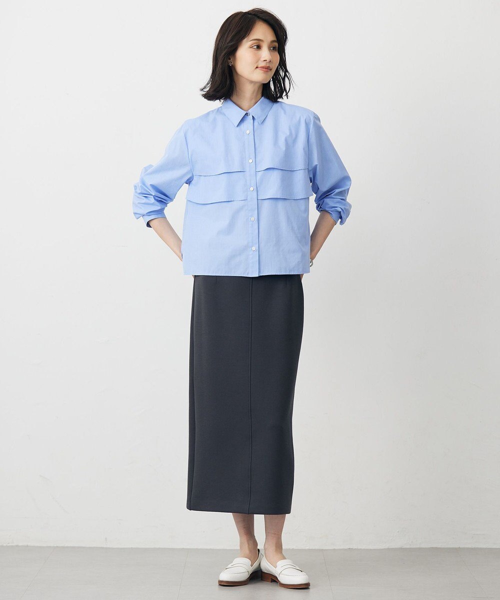 J.PRESS LADIES COTTON TEX ブラウス 
