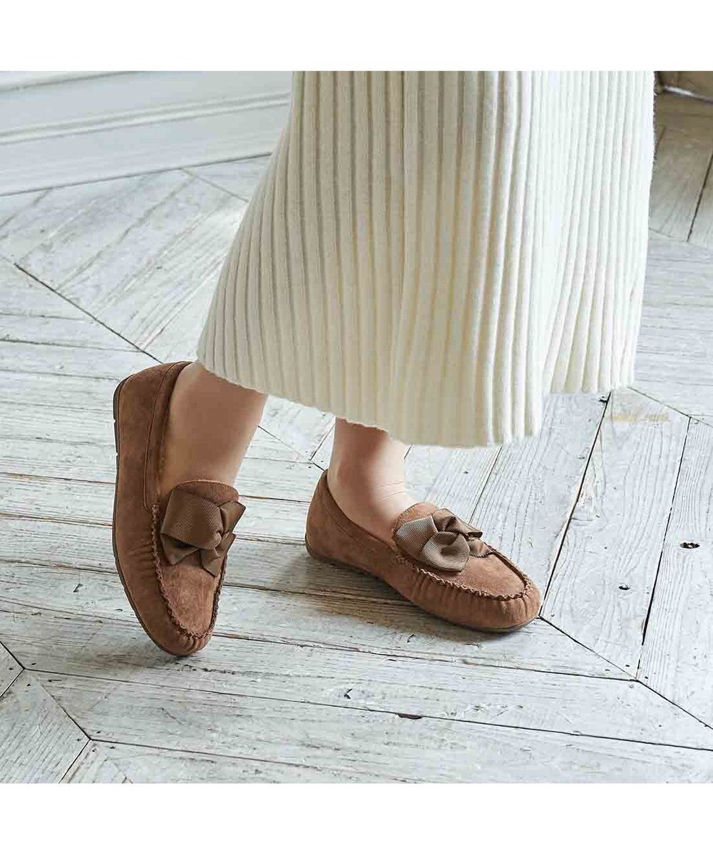 Riz raffinee <Riz raffinee>グログランリボンモカシン 