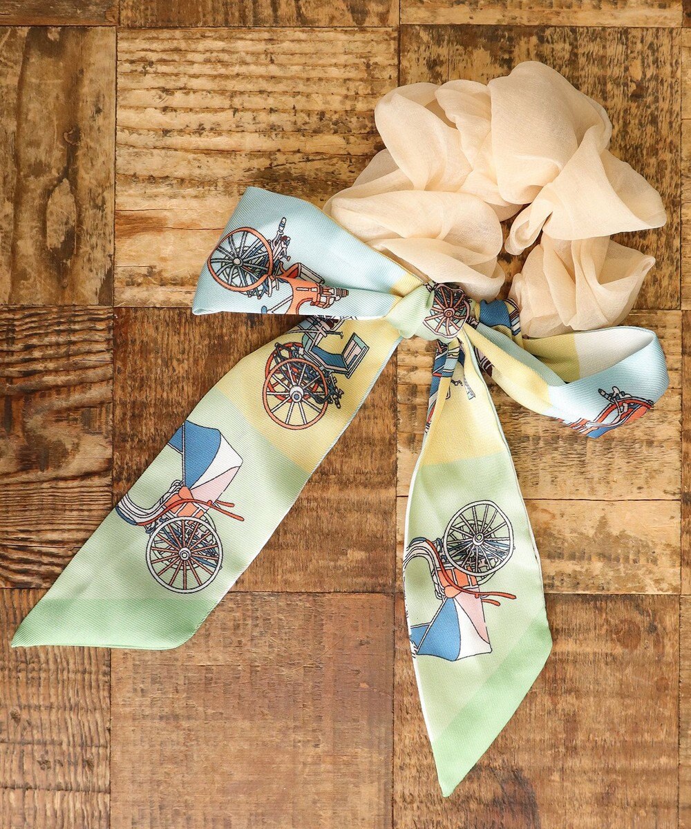 Tiaclasse 【2type】スカーフ柄シュシュ 