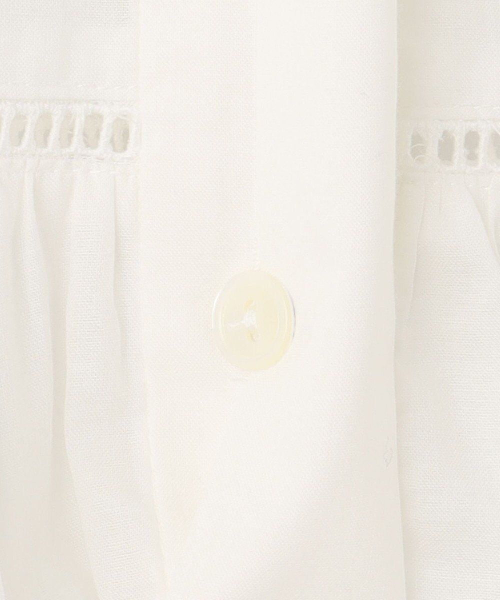 23区 【SLOW/洗える】コットンローン ティアードチュニック ブラウス 