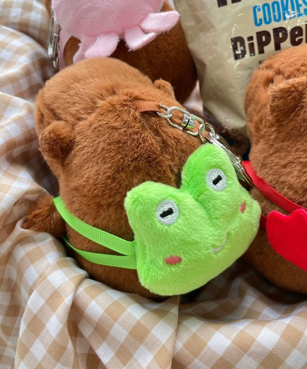 WEGO リュックカピバラぬいぐるみキーホルダー 
