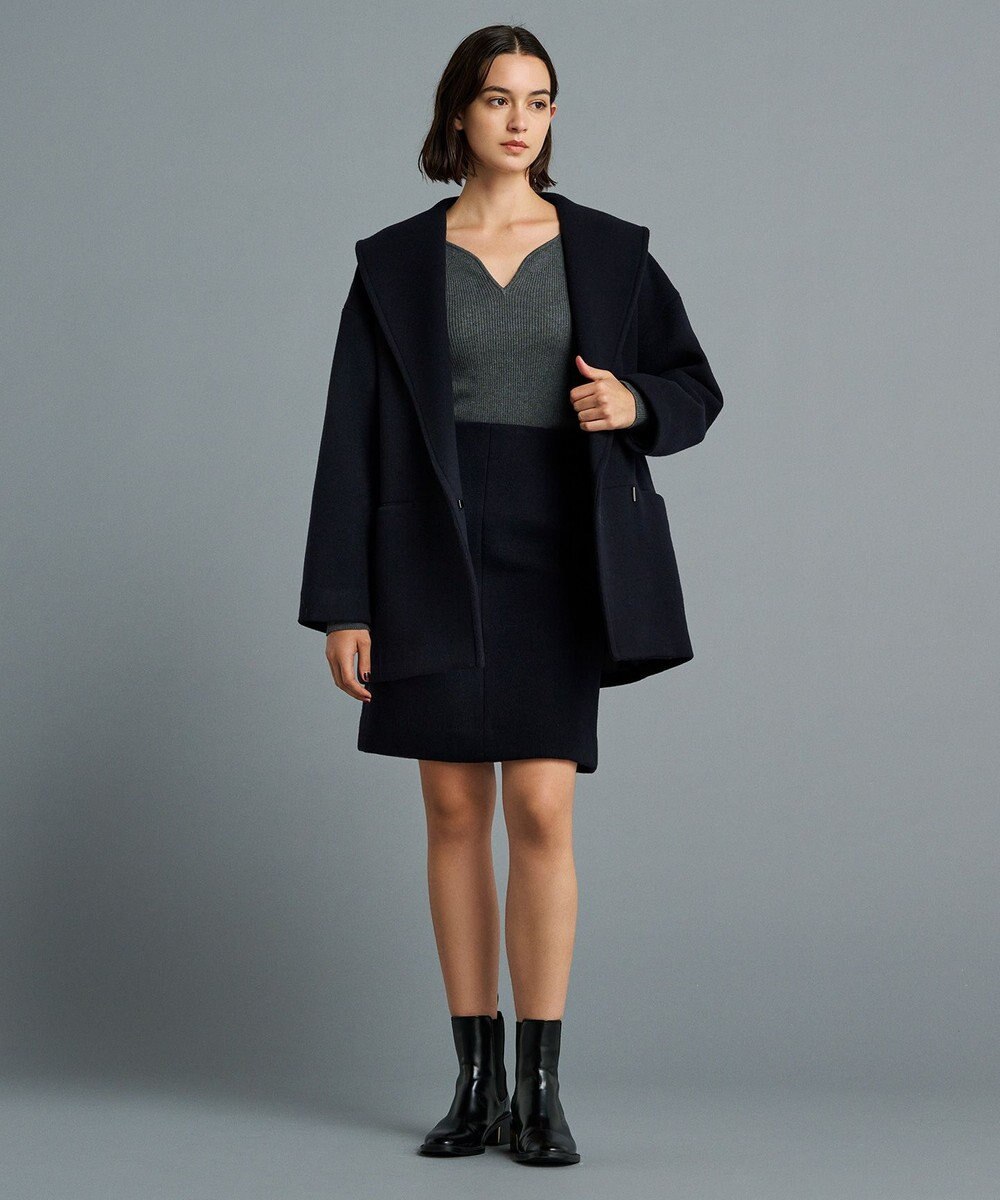 uncrave プルーフ メルトン ミニスカート（uncrave STANDARD） 