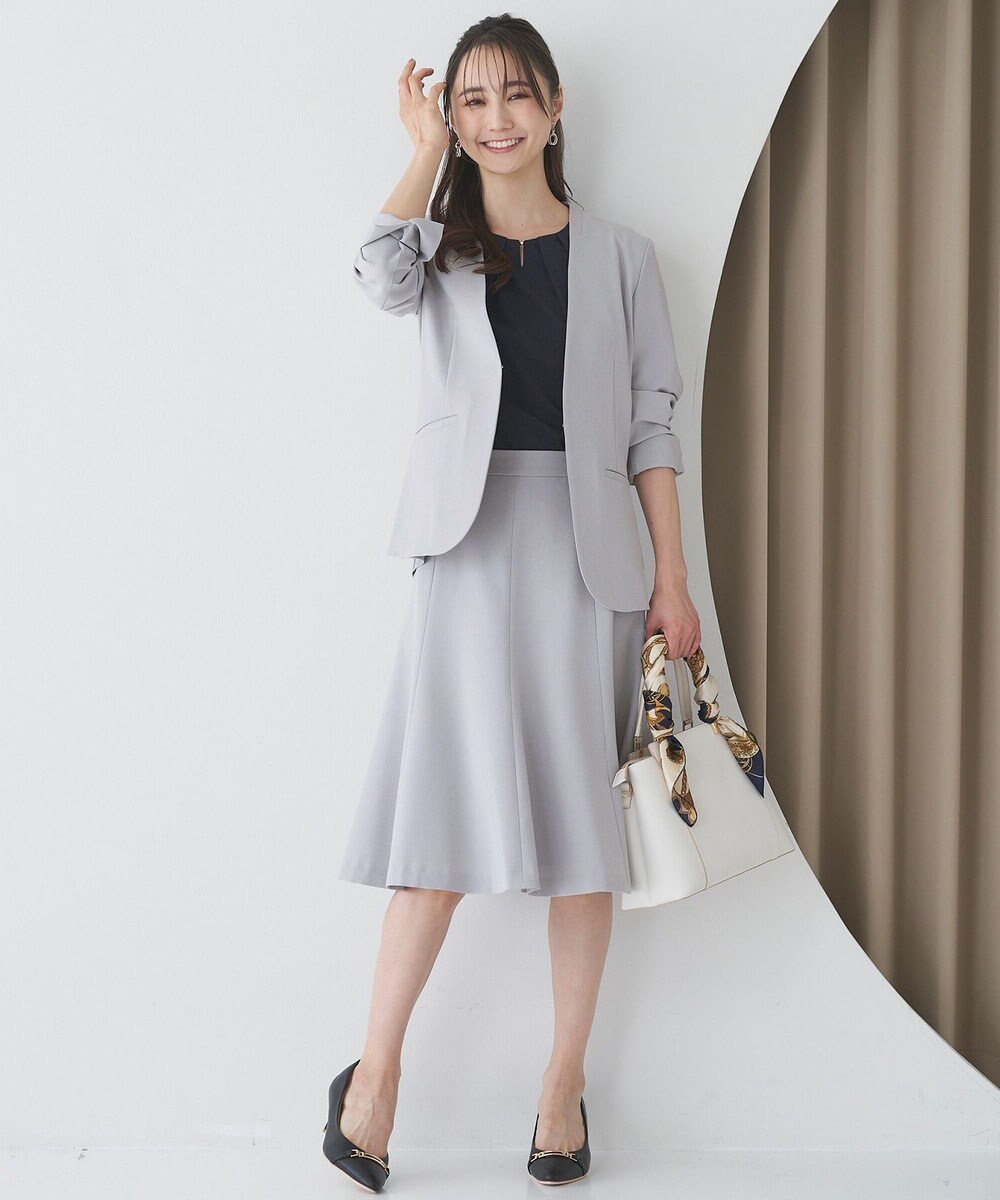 ANY SIS 【UVカット / 接触冷感 / 吸水速乾】スマートビューティストレッチ ノーカラージャケット 