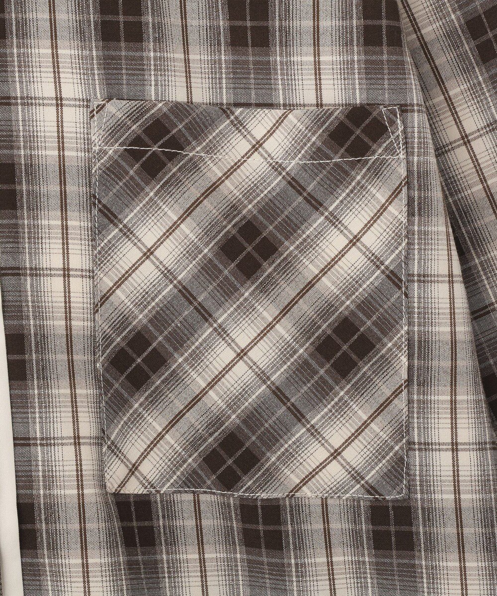 CRAFT STANDARD BOUTIQUE レイヤードライクチェックシャツ 