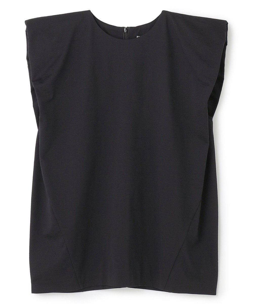 BEIGE， 【洗える】SCALA / コットンリネンボリュームスリーブトップス 