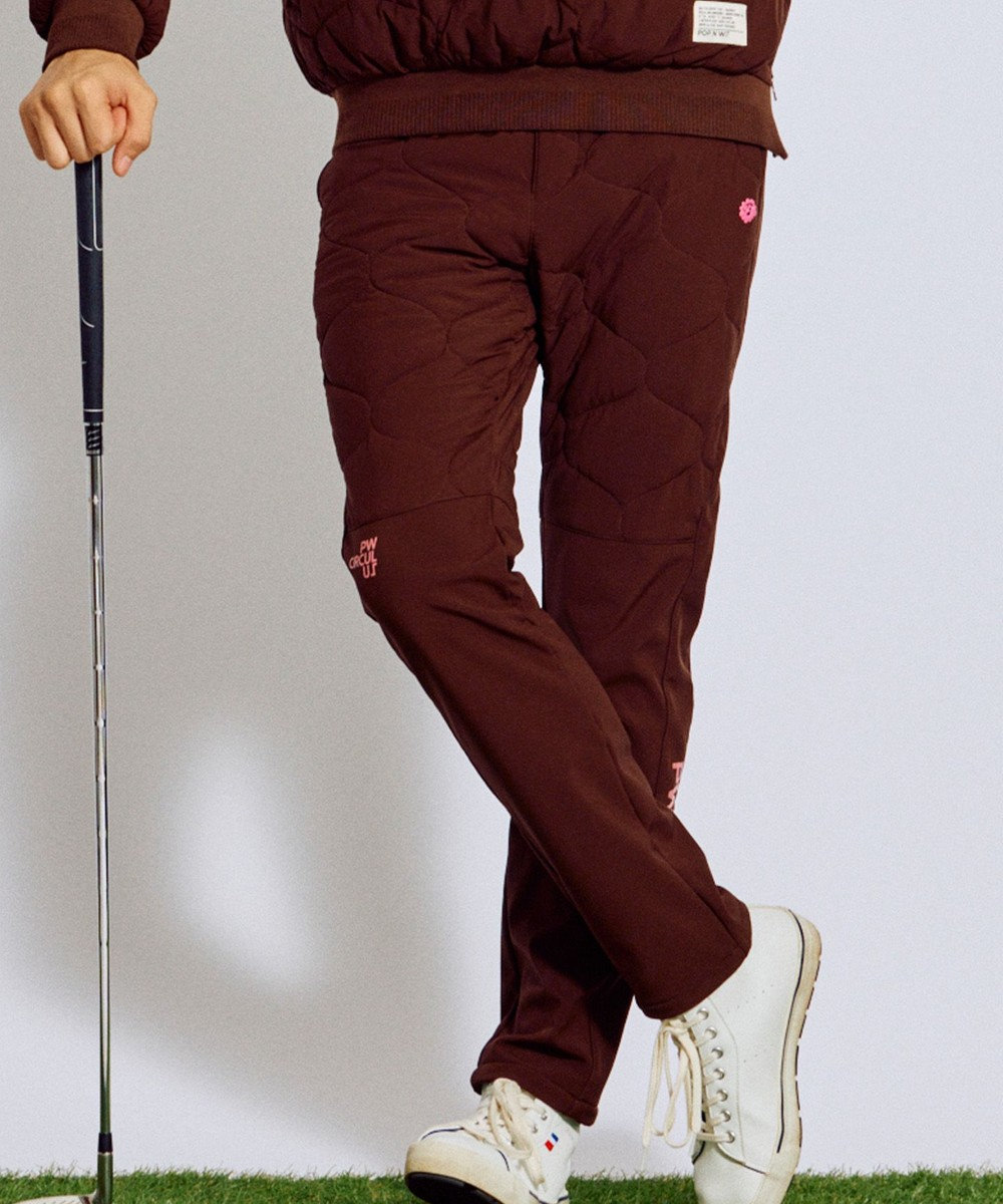 PW CIRCULUS 【撥水加工 / ストレッチ】【MEN】キルティング中綿パンツ ゴルフ 