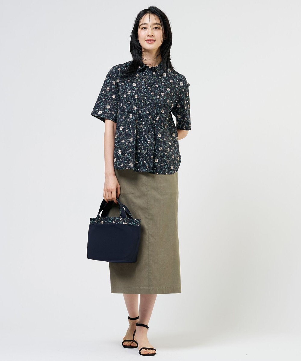 J.PRESS LADIES L 【人気素材】セルロースリネンストレッチ ナロー スカート 