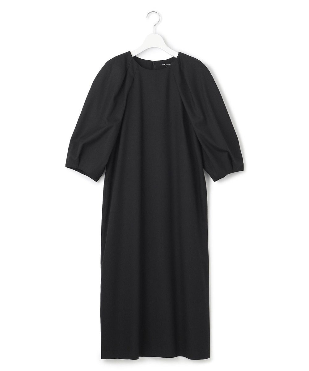 23区 L 【APPLAUDIR】ノーブルストレッチ ボリュームスリーブドレス 