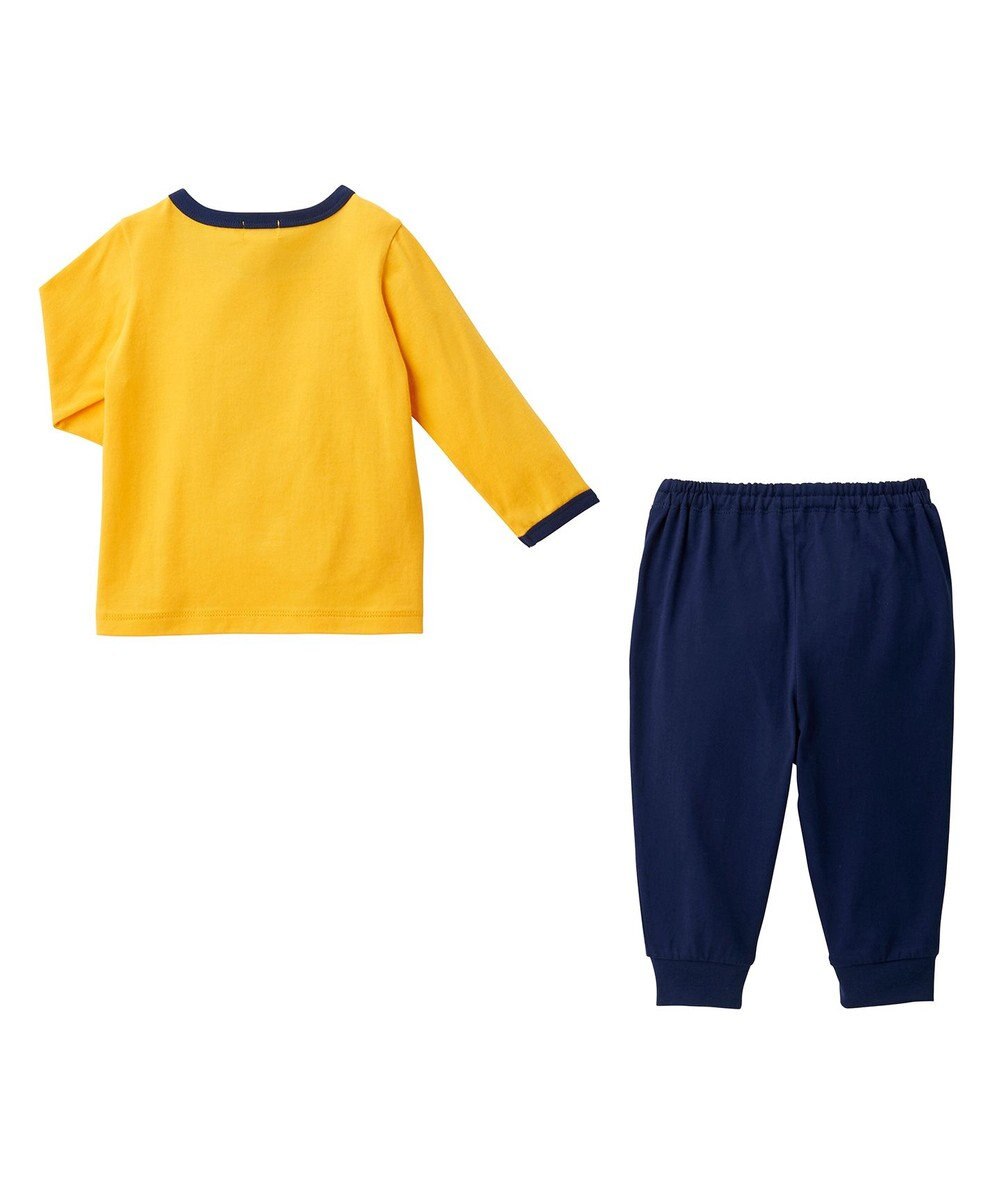 MIKI HOUSE HOT BISCUITS 【80-120cm】 天竺素材 恐竜柄 ルームウェア 