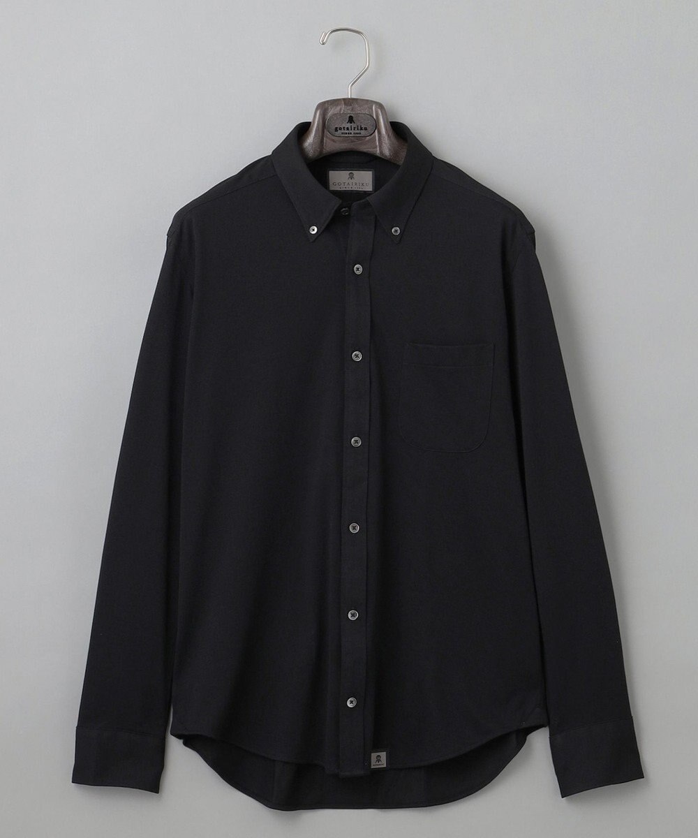 GOTAIRIKU 胸ポケット付にアップデート【吸水速乾/ストレッチ】クールマックス鹿の子 ビズシャツ_ボタンダウン 