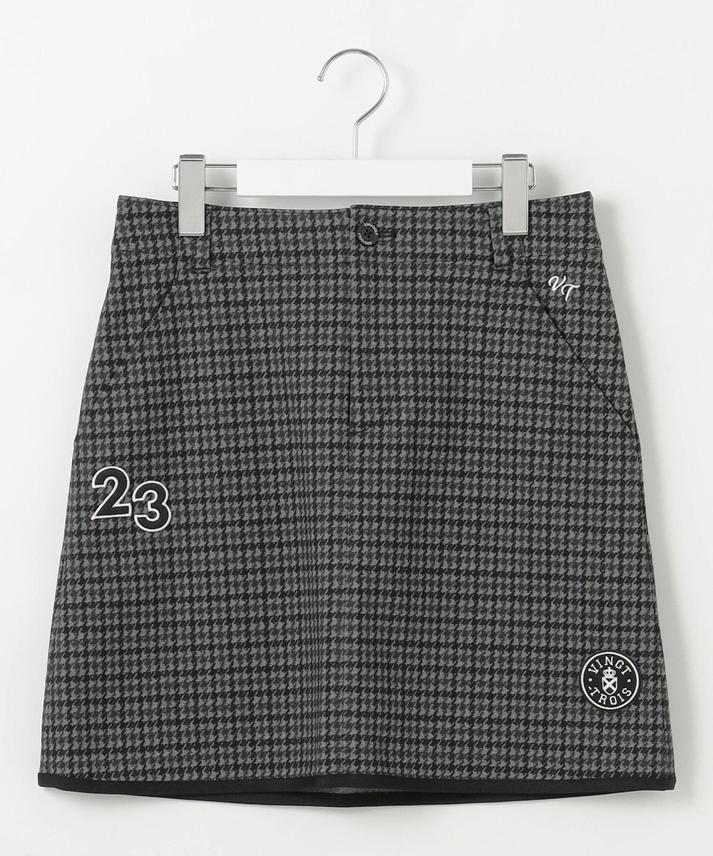 23区GOLF 【WOMEN】ガンクラブチェックプリントスカート 