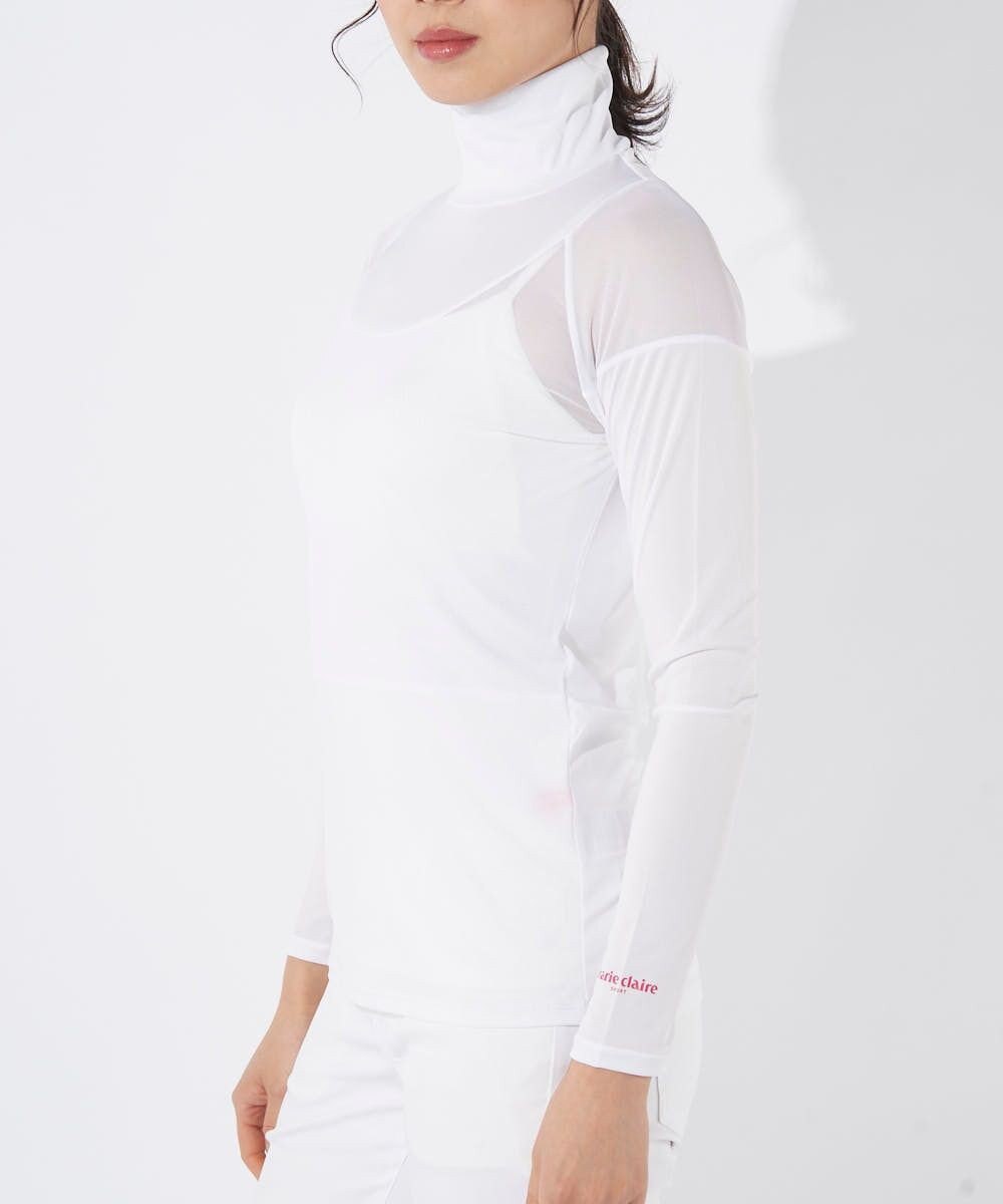 FILA GOLF／marie claire 【Marie claire sports】ハイネックメッシュアンダーシャツ 