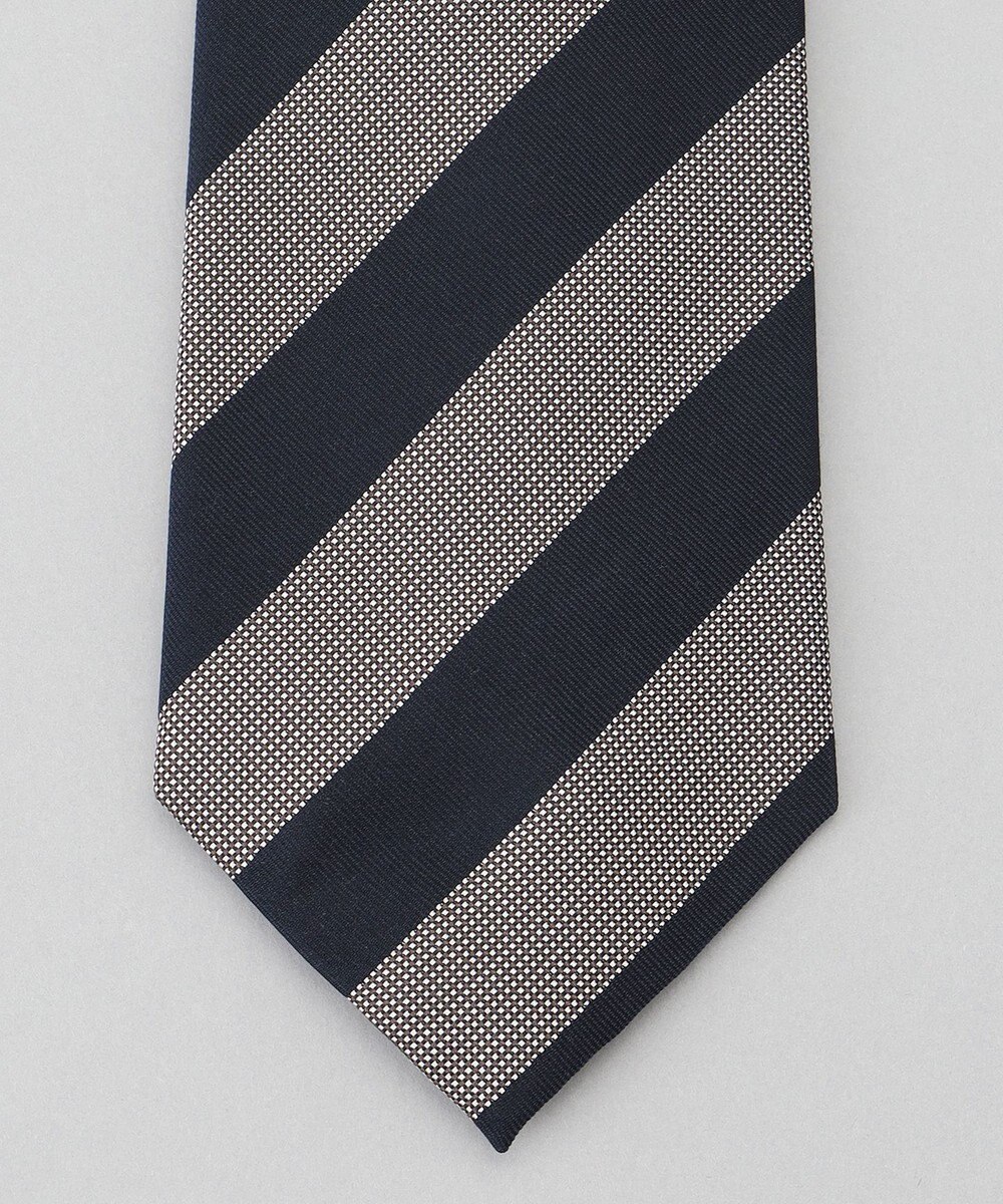 GOTAIRIKU  GOTAIRIKU別注【日本製】シルク ネクタイ_レジメンタル柄 