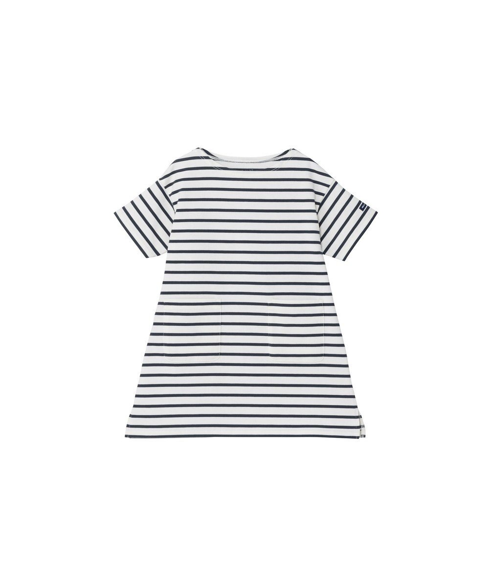 HELLY HANSEN 【キッズ・速乾・UVカット・抗菌防臭・記名ラベル付】ショートスリーブHHリフトマリンボーダーワンピース 