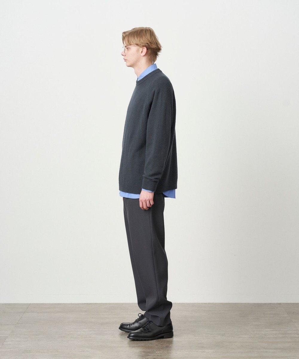 ATON WOOL COTTON BRUSHED | クルーネックセーター - UNISEX 