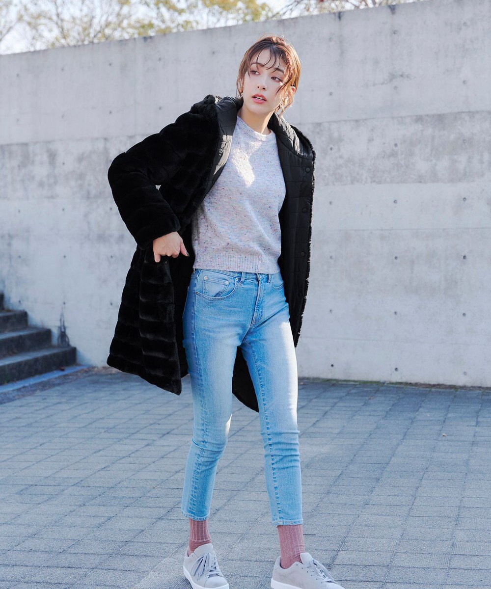 Tiaclasse 【2WAY】エコファーキルティングリバーシブルコート 