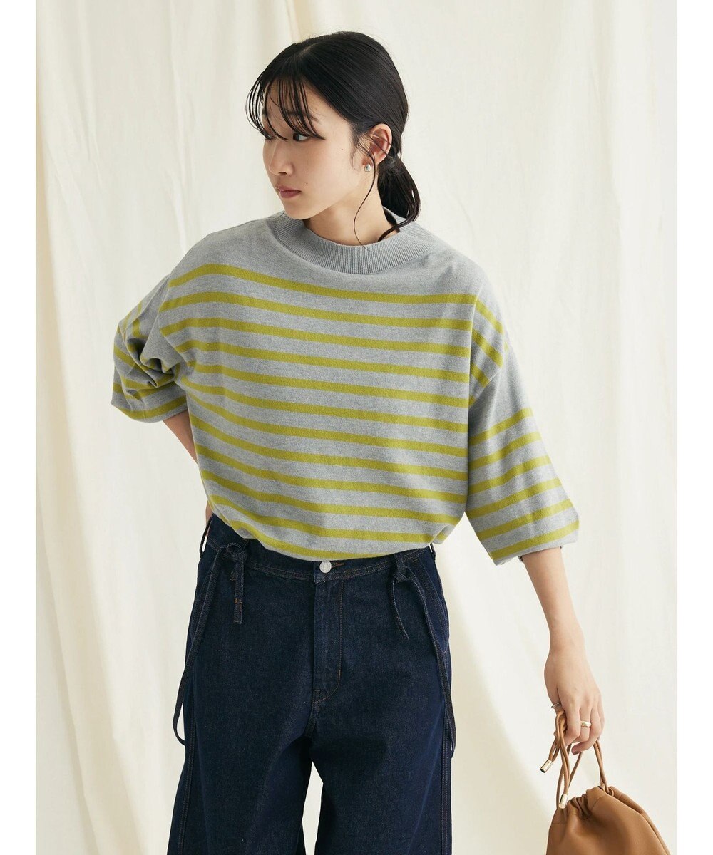 CRAFT STANDARD BOUTIQUE とてもちボーダーニットプルオーバー 