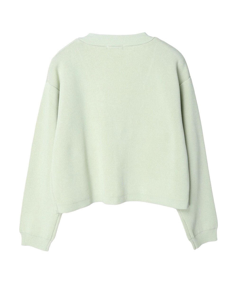 earth music&ecology バイカラースポンディッシュカーディガン 